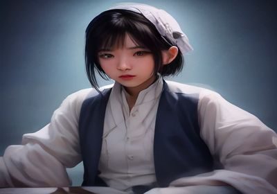 放大镜聚焦在网络安全风险警示图标上，背景为模糊的代码字符，陶土橙色调强调风险识别主题